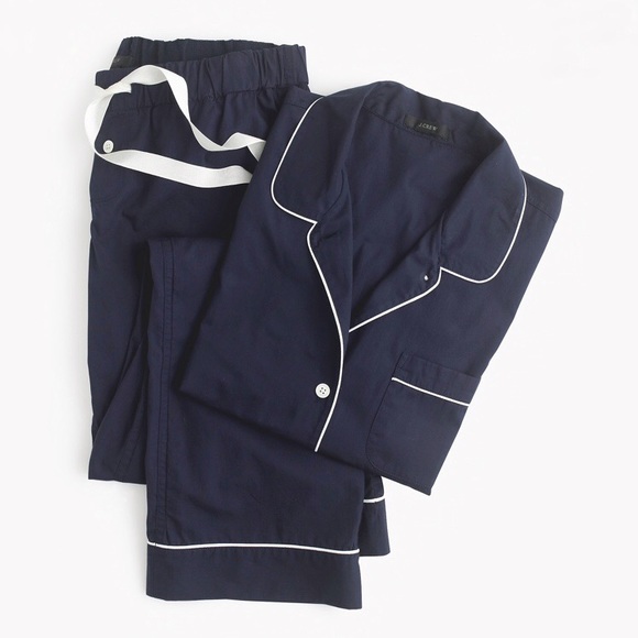 J. Crew Other - J.Crew Vintage Pajama Set M Navy